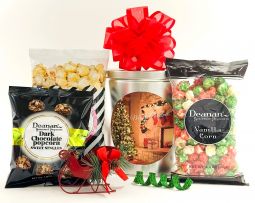 Sensational Christmas Popcorn Tins ($25 & Up) Sensational Christmas Popcorn Tins ($25 & Up)
